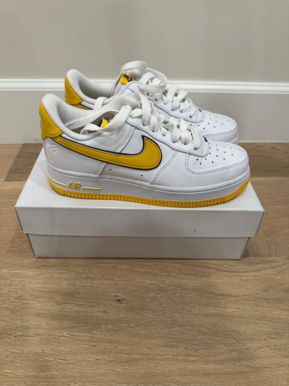 Worn once authentic Nike Kobe Air Force 1 low retro